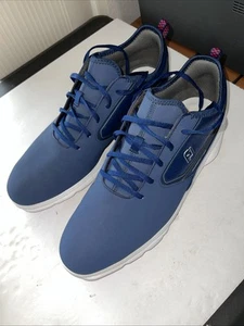 Scarpe da golf FootJoy SuperLites da uomo taglia 13 M blu navy pizzo 58090 BELLE - Foto 1 di 18