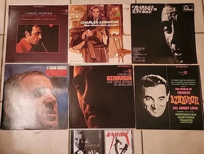 Charles Aznavour 6 Lp's And 2 CD's See All Photos Reprise/Fontana/Monument Recor - Image 1 of 4