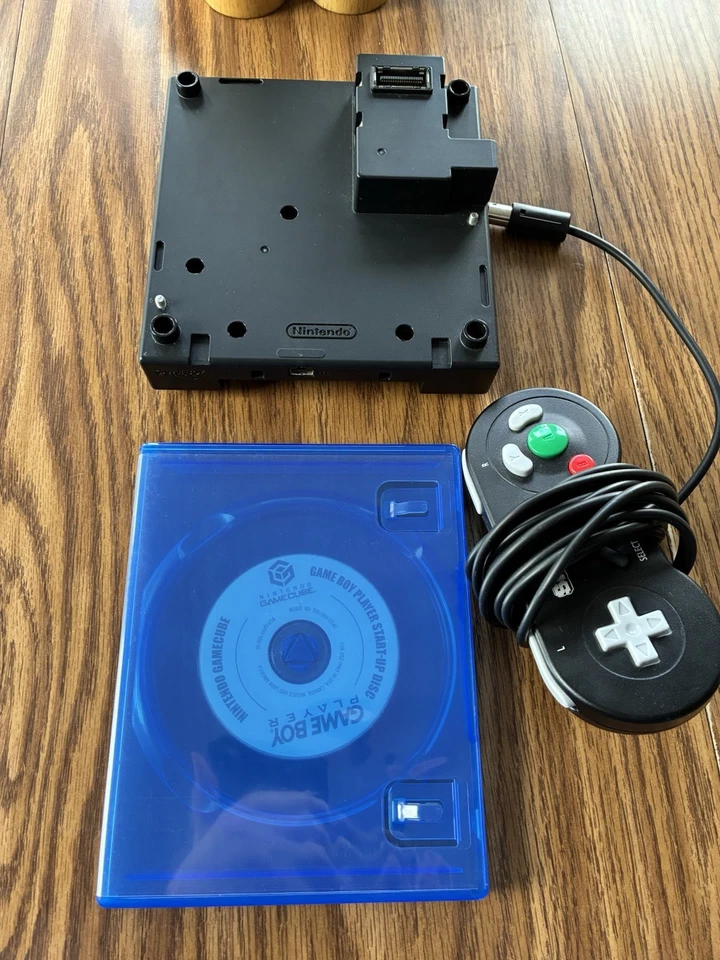 Nintendo GameCube Gameboy Player - Adapter & Disc  + Controller - Tested/Works - Image 1 of 1