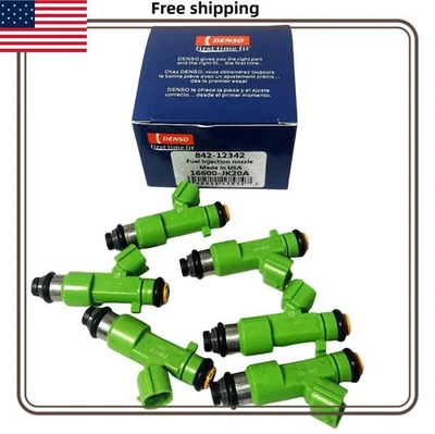 6x Inyectores de combustible OEM DENSO para Nissan Murano 2009-2014 3,5 L V6 16600-jk20a Foto 1 de 4