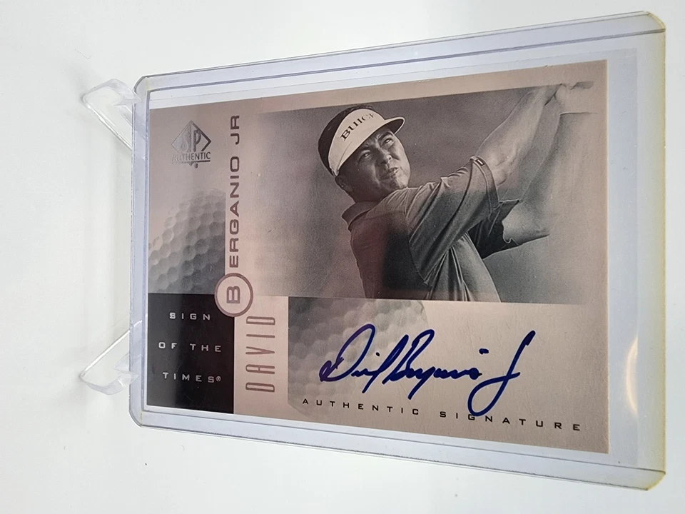 2000-01 UD SP Authentic Sign Of The Times Auto David Berganio Jr PGA DB - Image 1 of 2