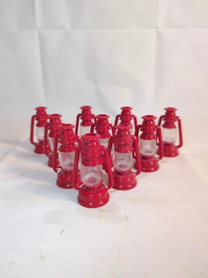 Lote De 10 MOLDE SOPLADO VINTAGE Mini LINTERNA CADENA LUZ Cubiertas Lámpara Huracán D1 Foto 1 de 4