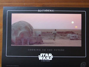 STAR WARS LOOKING TO THE FUTURE LITHOGRAPHIE 21X30 CM A NEW HOPE - Bild 1 von 1