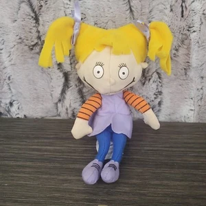 1997 Applausi Peluche Tappeto Ratti Cartone Animato Angelica 7" Bambola Morbida Nickelodeon Usato in Ottime Condizioni - Foto 1 di 7