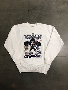 Vintage Y2K Baltimore Ravens ‘The Ravenator Defense’ Graphic Sweatshirt Men’s XL
