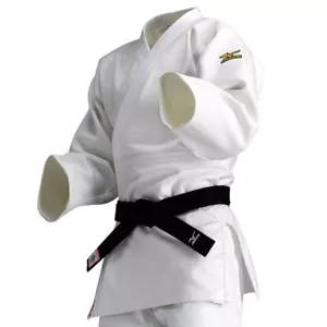 Chaqueta MIZUNO Judo gi Judogi YUSHO Blanca IJF Oficial Aprobada 22JM5A1801 JAPÓN - Imagen 1 de 5