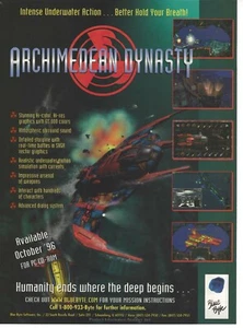 Archimedean Dynasty Print Ad/Poster Art PC Big Box - Picture 1 of 2