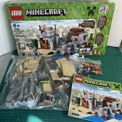 Lego Minecraft The Desert Outpost #21121 100% Complete W/ Box 2015 - Image 1 of 4