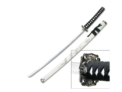 38英寸汉字武士NINJA Bushido KATANA日本剑钢刀片刀带支架 — 第 1/3 张图片