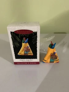 Hallmark Andenken Ornament 1995 Weihnachten Crayola Buntstifte Bright n Sunny Tipi - Bild 1 von 2