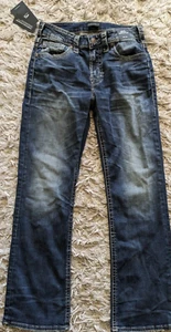Silver Jeans Craig Herren Easy Fit Bootcut Bein Größe 29X30 - Indigo - Neu mit Etikett - Bild 1 von 5
