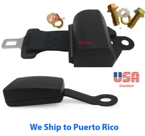 1 PCS 2 Point Safety Seat Belt Lap For Car Truck SUV Bus Black Color - Picture 1 of 1