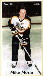 1985-86 Brandon Wheat Kings #19 Mike Morin