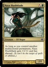 4x Naya Hushblade MTG Alara Reborn NM Magic Regular