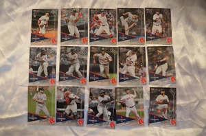 2017 Topps Now Boston Red Sox Postseason Team Set 15 Cards Betts Devers - Picture 1 of 11