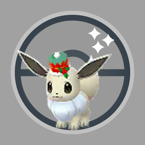 ✨Shiny Eevee (Holiday Christmas Hat) (+All Evolutions) (#133) - Pokémon GO✨ - Image 1 of 1