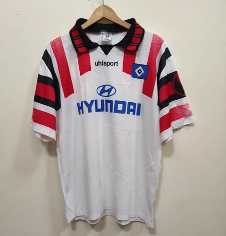 Hamburg SV Home Shirt 1995 1996 Hamburger Vintage Jersey Uhlsport Trikot 90s XL Cover