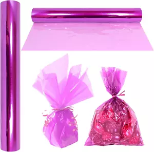 Lavender Cellophane Wrap 100ft x 16in | 2.3 Mil Thick | Gifts, Baskets, Easter - Picture 1 of 3