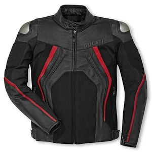 Chaqueta de cuero para carreras de motos Ducati C1 Fighter para hombre - Imagen 1 de 4
