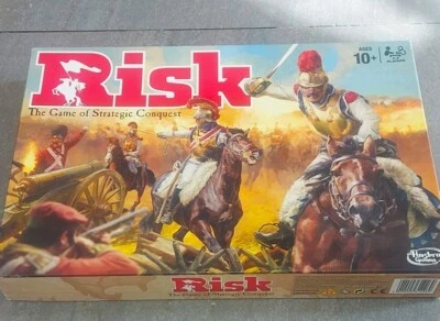 RISK  Strategy Board Game From HASBRO Super Engaging Strategic Family Game  - Image 1 of 4