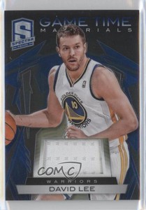 2013-14 Panini Spectra Game Time Materials /15 David Lee #51