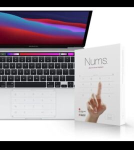 Nums Ultra-thin Smart Keyboard for MacBook Pro 13in (2020)