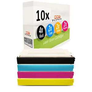 10x Toner Replaces Lexmark C500H2CG C500H2KG C500H2MG C500H2YG C500H2 - Picture 1 of 3