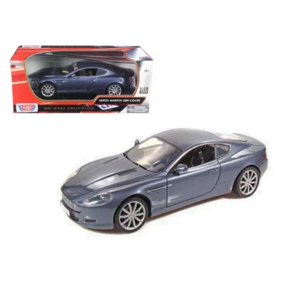 Aston Martin DB9 Coupe Blue Diecast Car 1:18 by Motormax - Image 1 of 4