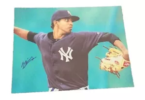 YOENDRYS GOMEZ SIGNED 8X10 PHOTO NEW YORK YANKEES PROSPECT NYY W/PROOF COA WOW - Picture 1 of 1
