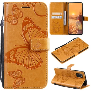 3D Pattern PU Leather Flip Wallet Case Cover for Samsung S21 S20 S10 Plus S8 S9 - Picture 1 of 20