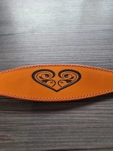 Whippet Leather collar 12-14 Inch Sample SECONDS SW 12 - Picture 1 of 6