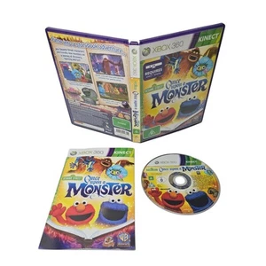 Sesame Street Once Upon a Monster Xbox 360 Kinect Game PAL Elmo Cookie Monster - Picture 1 of 8