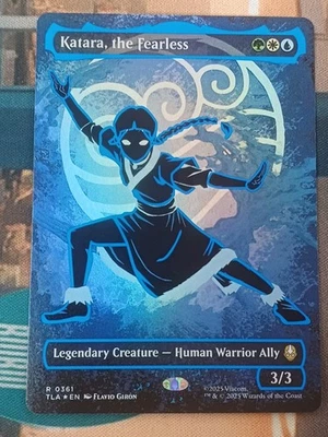 Mtg Magic The Gathering Katara, The Fearless  Avatar Neon Ink Blue Blau - Bild 1 von 4