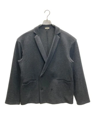 Blanc YM double-breasted wool jacket Size: S Gray Men - Image 1 of 4