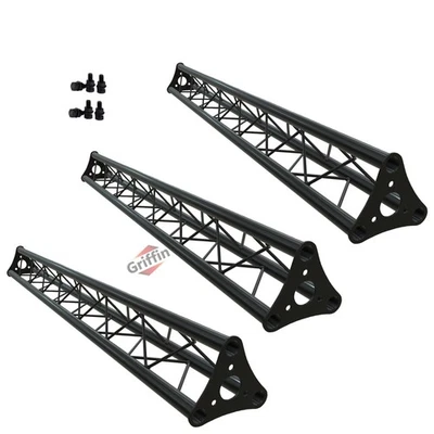 PACK de 3 extensiones de armadura triangular de montaje en escenario de GRIFFIN | Luces de escenario para DJ de 5 pies Foto 1 de 4