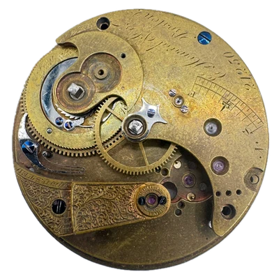 Antiguo Reloj Bolsillo N 1869 E. Howard Co 15 Joyas Llave Cuerda Movimiento Serie III Foto 1 de 2