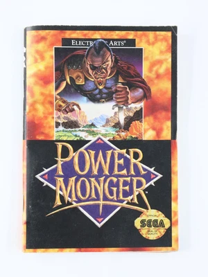 Power Monger Sega Genesis Manual Only Free Ship - Image 1 of 2