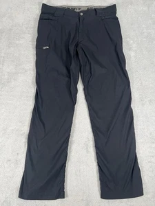 Pantalones Duluth Para Hombres 38X34 Flex Dry On The Fly Negros Ligeros Calce Relajado - Imagen 1 de 14
