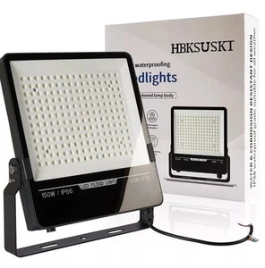 LED Stadium Flood Lights Outdoor 150W IP66 Waterproof, Wall Mount - Super Bright - Picture 1 of 8