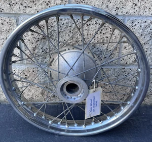 Vintage Dunlop Greeves Motorcycle Wheel Rim 360 Challenger Rear England British - Foto 1 di 12