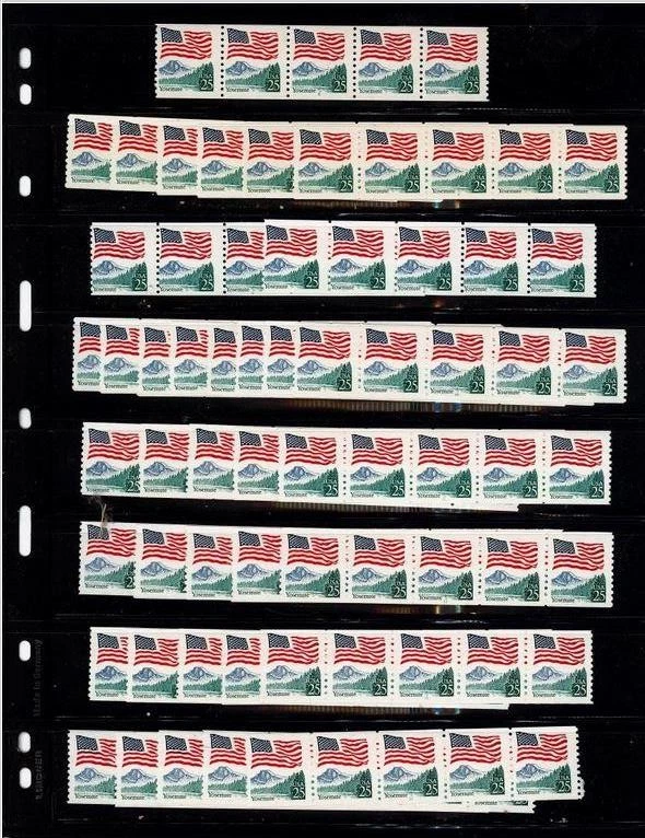 Scott 2280 64 Plate Number Strips of 5  Mint NH - Image 1 of 2