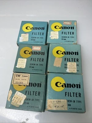 Canon 55mm screw-in type filter (SY44.2C) B-2 - Image 1 of 2