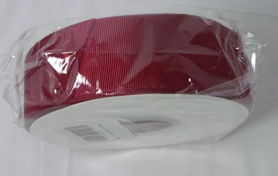 Grosgrain Ribbon 1.5" 50 Yards Roll Bulk Burgundy Red NEW - Image 1 of 3
