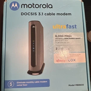 Motorola MB8600 DOCSIS 3.1 Gigabit Cable Modem - Afbeelding 1 van 2