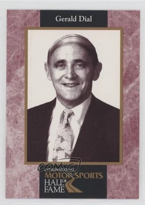 1992 Maxx International Motorsports Hall of Fame Gerald Dial #4 - Image 1 of 2