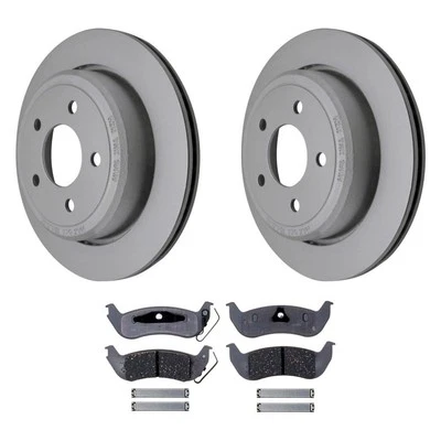 For Ford Crown Victoria 03-11 ACDelco Silver Rear Brake Kit w Ceramic Pads Foto 1 de 4