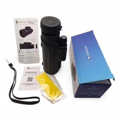 Starscope Monocular Telescope 10x w/ Mobile Phone Mount Boxed - Image 1 of 4