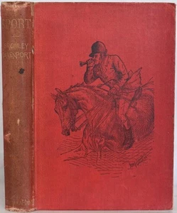SPORT, BROMLEY-DAVENPORT 1888 Fox Hunting Shooting Salmon Fishing Deer Stalking - Picture 1 of 8