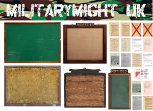 1 /16 - 1/18 SCALE 120mm FIGURES EARLY 20TH CENTURY NOTICE BOARDS AND DOCUMENTS - Picture 1 of 1