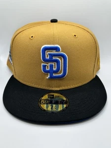 Hat Club New Era 59FIFTY San Diego Padres Blue Copper Fitted 7 3/4 Stadium Patch - Picture 1 of 4